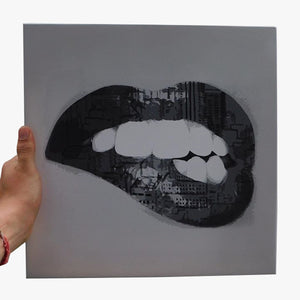 "lips" Canvas print